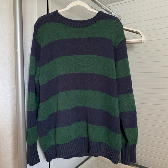 Brianna Cotton Thick Stripe Sweater 
